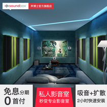 Dr Sound DQ home theater package Sound-absorbing board Sound insulation material Audio and video room Villa private theater acoustic solution
