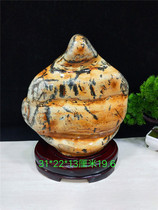 Value-added Guangxi big fossil Lingbi stone modeling stone Rough stone strange stone natural stone collection office decoration to send a seat
