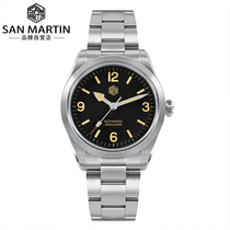 San Martin military soul watch custom replica 36mm mechanical mens watch steel band womens domestic watch SN0107X