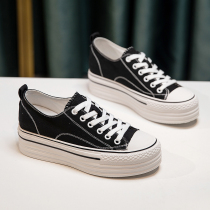 Inside heightening sails shoes women 2022 new 100 lap shoes thin thick bottom pine pastry casual little white whiteboard shoes summer style