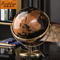 Globe desktop decoration office ornaments lead high-end crafts living room ornaments modern light luxury gifts