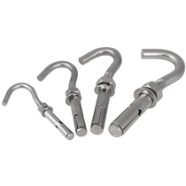 M6 M8 M10 M12 with hook expansion screw 304 stainless steel expansion hook Ceiling fan hook hanging hook iron hanging recommended