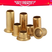  Copper corns M0 9 M1 3 M1 5 M1 7*2 5-4mm hollow rivet buckle Rivet hole rivet single tube