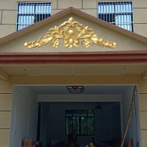 eps foam line exterior wall painting board Villa exterior wall decoration relief relief door Head Mountain Flower Hotel sandstone relief