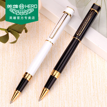 Heroes Ball Pen 979 Adult Metal Business Writing Practising Signature Students with Office Gifts Pen Lettering Customized LOGO Gift Advertising Pen Official Signature Pen