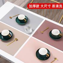 Pit waterproof and oil-proof Western mat anti-hot bowl mat American light luxury table mat Nordic ins Wind insulation mat table mat