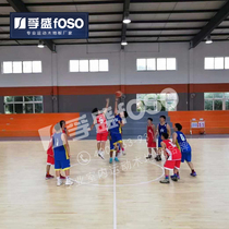 Basketball Hall Special solid wood floor sports non-slip wear-resistant wood floor gymnasium competition badminton floor manufacturers