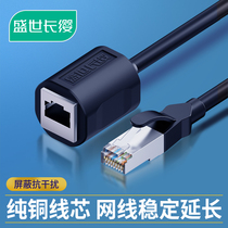 Network cable extension cord RJ45 extended computer broadband extension connector 6 category six Gigabit male to female network connector