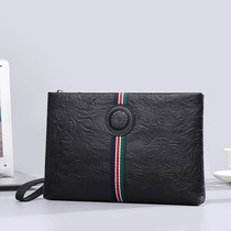 Paul New Genuine Leather Bracelet Male Fashion Envelope Hand Grip Bag Bull Leather Large Capacity Luxury Goods Business Handbags Man