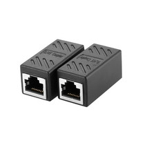 Iron shell network cable connector Connector RJ45 network cable extender docking head Network double-pass head straight-through head