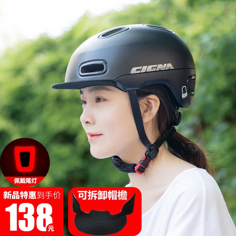 Urban riding helmet for men commuter electric bicycle, hat balance bicycle, skateboard, helmet for women motorcycle equipment