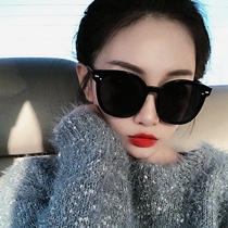  Korean version of net red polarized glasses square frame cool sunglasses female big frame big face round face retro anti-ultraviolet sunglasses male