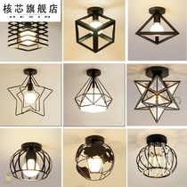 Master bedroom lights Net red explosion top aisle lights simple modern personality stairs entrance hall star sun lamp Xuan