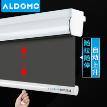  Automatic rise and fall spring roll curtains Roll-up office bathroom Kitchen Bathroom Shading Balcony sunshade