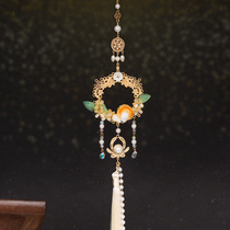 Ancient Hanfu tassel forbidden waist wear rabbit press press pressed skirt pendant Mid-Autumn Festival pendant pendant pendant waist accessories