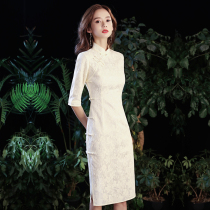 Cheongsam womens 2021 new and improved dress young girls can wear fashion Chinese style retro