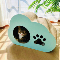 Cat cat scratch board cat nest integrated corrugated paper does not fall off large house cat claw resistant cat grinding paw Special