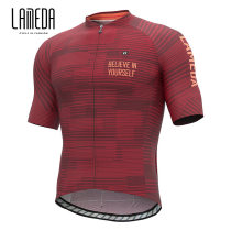 Lampada summer breathable cycling suit set short sleeve mens top bike mountain road car clothes