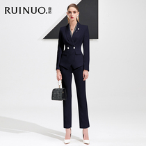 Ruino female president suit suit host high-end professional attire temperament Goddess beauty salon work clothes