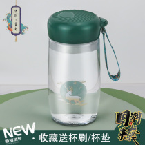 Fulight plastic water cup female high temperature portable anti-fall space Cup Mini small student childrens Cup children cute