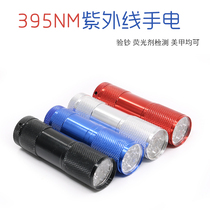 Leak Detection Curing Nail Art Check Lamp 9LED Violet Flashlight Fluorescent Agent Detection Multifunctional UV Flashlight