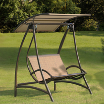 Linya outdoor swing courtyard balcony rocking chair garden yard swing double hanging chair outdoor waterproof swing chair