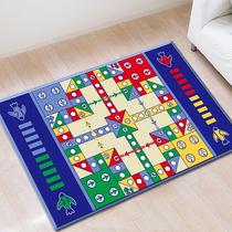 Carpet flight chess big rich game chess double-sided chess checkers floor mat childrens educational toys