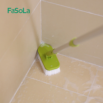 Bathroom cleaning brush floor brush long handle bristles kitchen toilet floor brush artifact bathtub toilet tile brush