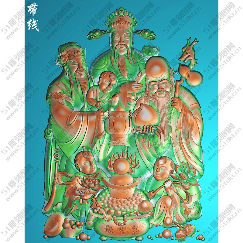 仏教美術　青銅古銅　福禄寿三星像　縁起物　置物　V　7833 福禄寿三星图-福禄寿三星图促销价格、福禄寿三星图品牌- 淘宝