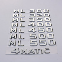 Suitable for Mercedes-Benz ML-class GL550 modified ML350 car label 400 digital 450 rear 500 tail label car sticker logo