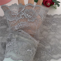 Gray lace trim accessories Handmade diy sleeves collar skirt edge curtain decoration clothes Clothing fabric fabric
