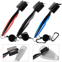 Golf club brush cleaning brush ball head brush golf supplies accessories golf double-sided brush