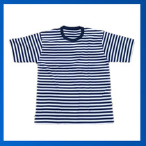 Yingshuo outdoor new short-sleeved single top short-sleeved sea soul shirt outdoor blue and white stripes men beautiful Hua blue and white stripes