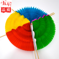 New products Zhengying Arts and Crafts Co Ltd Hand flower fan color change props Opening ceremony More Cheerleading accessories