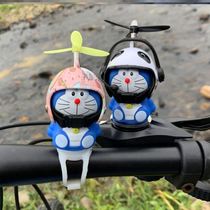 Electric car decoration small objects shake Net Red little yellow duck helmet car decoration rearview mirror motorcycle cute doll