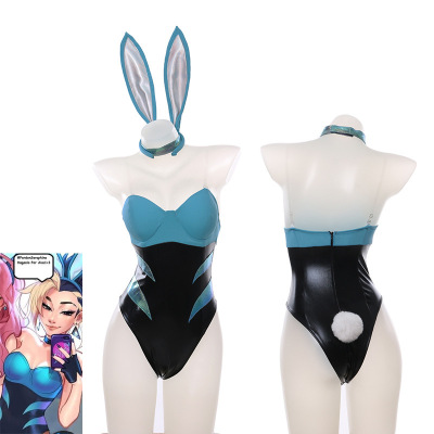 taobao agent LOL League of Legends COS Cluster KDA Akali Rabbit Girl Cosplay Costume