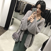 Pregnant women autumn suit fashion out lazy knit jacket sling dress high-end two-piece foreign style