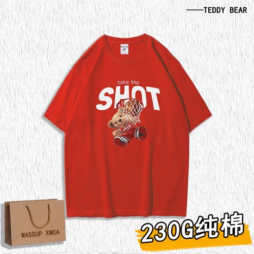 Летняя футболка, хлопковая летняя одежда, оверсайз, в американском стиле