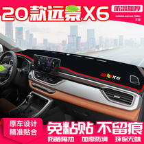 Applicable to 20 Geely Vision x6 car center console light-shielding pad dashboard sunscreen shade shade Interior decoration