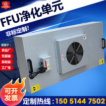 QS Certified Industrial FFU Blower Filtration Unit Ceiling Self-Purifier Air Purifying High-efficiency Filter Purifier