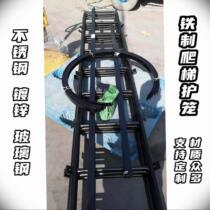 Municipal climbing electrician against the wall telescopic underground insulation ladder platform sewer project construction straight ladder