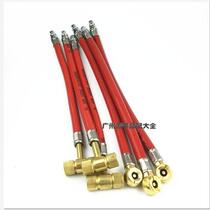 Air pump inflator head tire inflation Rod bicycle motorcycle inflator valve inflator nozzle air Rod nozzle copper plated