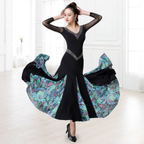 Danbaolo ballroom dance dress modern dance dress New national standard dance diamond-encrusted competition dress modern skirt performance clothing