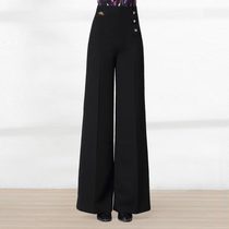 Dan Bo Luo modern dance pants women high waist Latin dance pants pants pants ballroom dance wide leg pants dance pants practice suit