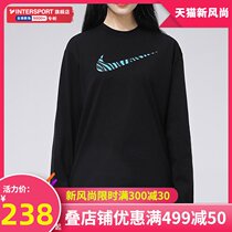 Nike Nike sweater womens 2021 summer new sportswear round neck drawstring long sleeve pullover tide DC5295