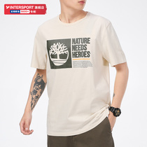 Tim Bailan short-sleeved mens 2021 summer new breathable half-sleeve print casual outdoor T-shirt tide A2F29V04