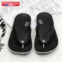 Crocs Carlochi Slipper Mens Shoes Womens Shoes 2021 Summer New Clamp Foot Sandwich 11033