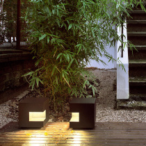 Companion Summer Solar Waterproof Grass Terrace Lamp Outdoor Patio Column Head Lamp Brief Modern Villa Park Landscape Meadow Light