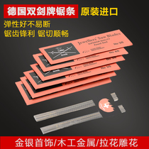Curved Saw Original German Imported Saw Blade Metal Cutting Hand Jewelry Carpentry Saw Bow Fine Teeth Saw Blade