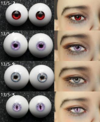 taobao agent [Spot] Cat Vegetable BJD resin Eye Eye Eye Real Person White Eye 13/5soomid Size Size
